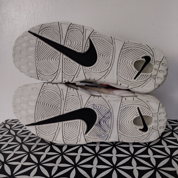 Nike Air More Uptempo Black/Ivory Primary Colors - Picture 6 of 7